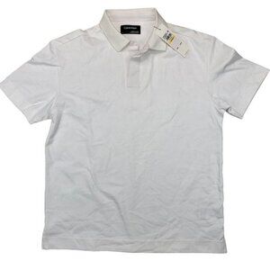 Calvin Klein Mens T-shirt Boxy Fit Covered Plack Brilliant White M